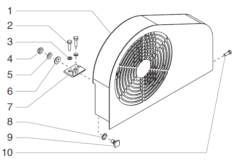 PowrLiner 6900XLT Belt Guard Assembly (P/N 449-925)